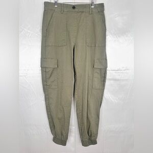 So Goods for Life Kohls Women’s Olive Cargo Pants Size 13 pull on joggers